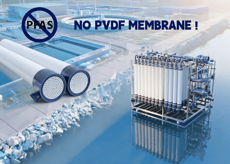 NO PFAS ! NO PVDF MEMBRNE! ——Ceramic Membranes Poised to Replace PVDF Membranes in Industrial Wastewater Treatment